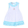 Natalie's Classics Embroidered Sleeveless Dress - Magnolia BabyDress