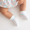 Natalie's Classics Embroidered Socks - Magnolia BabySocks