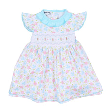  Natalie's Classics Smocked Print Flutters Dress - Magnolia BabyDress