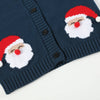 Navy Blue Christmas Santa Knit Cardigan - Magnolia BabyCardigan