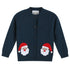 Navy Blue Christmas Santa Knit Cardigan - Magnolia BabyCardigan