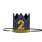 Navy Glitters Crown - Magnolia BabyParty Hat