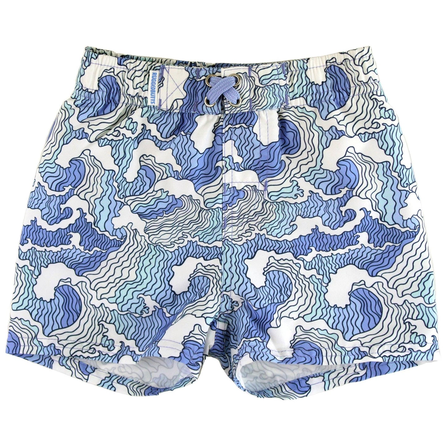 Navy Rashguard + Ocean Camo Swim Trunks - Magnolia BabySwimwear