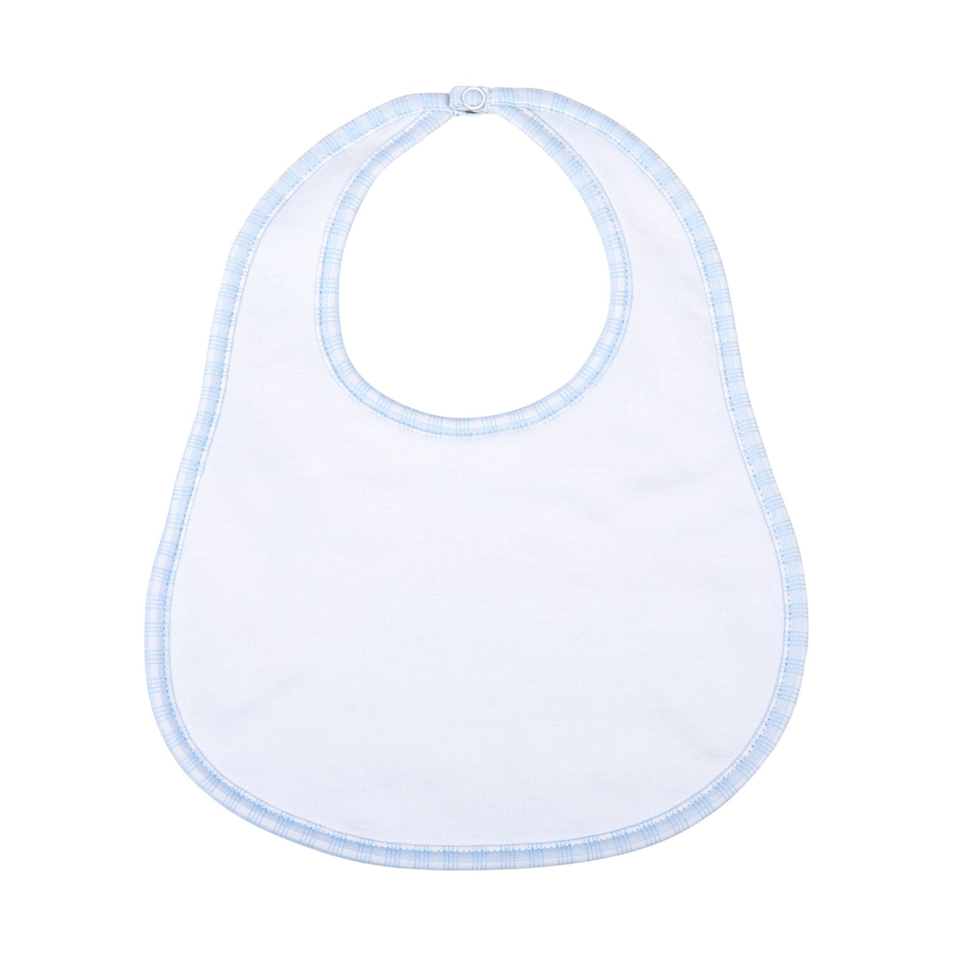 New Beginnings Bib - Blue - Magnolia BabyBib