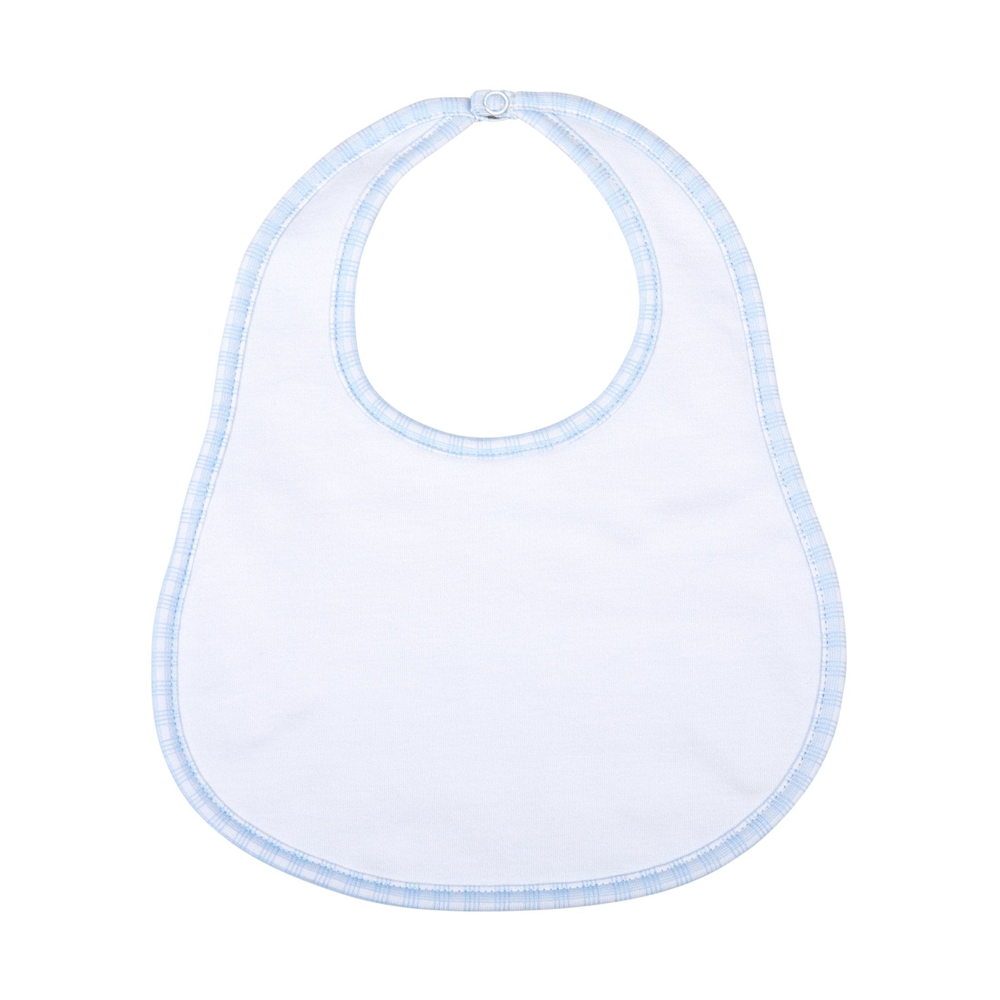 New Beginnings Bib - Blue - Magnolia BabyBib