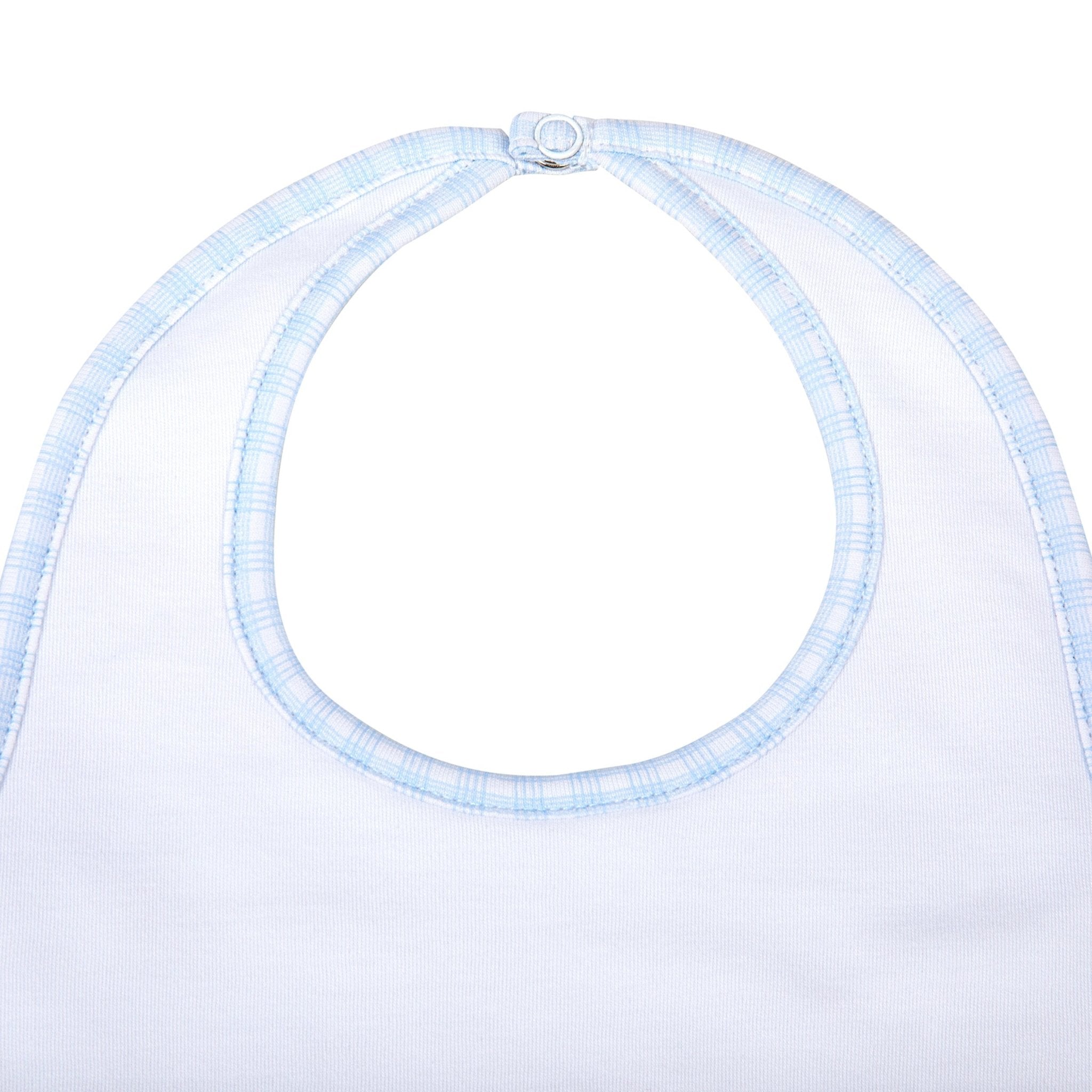 New Beginnings Bib - Blue - Magnolia BabyBib