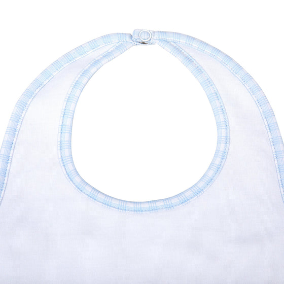 New Beginnings Bib - Blue - Magnolia BabyBib