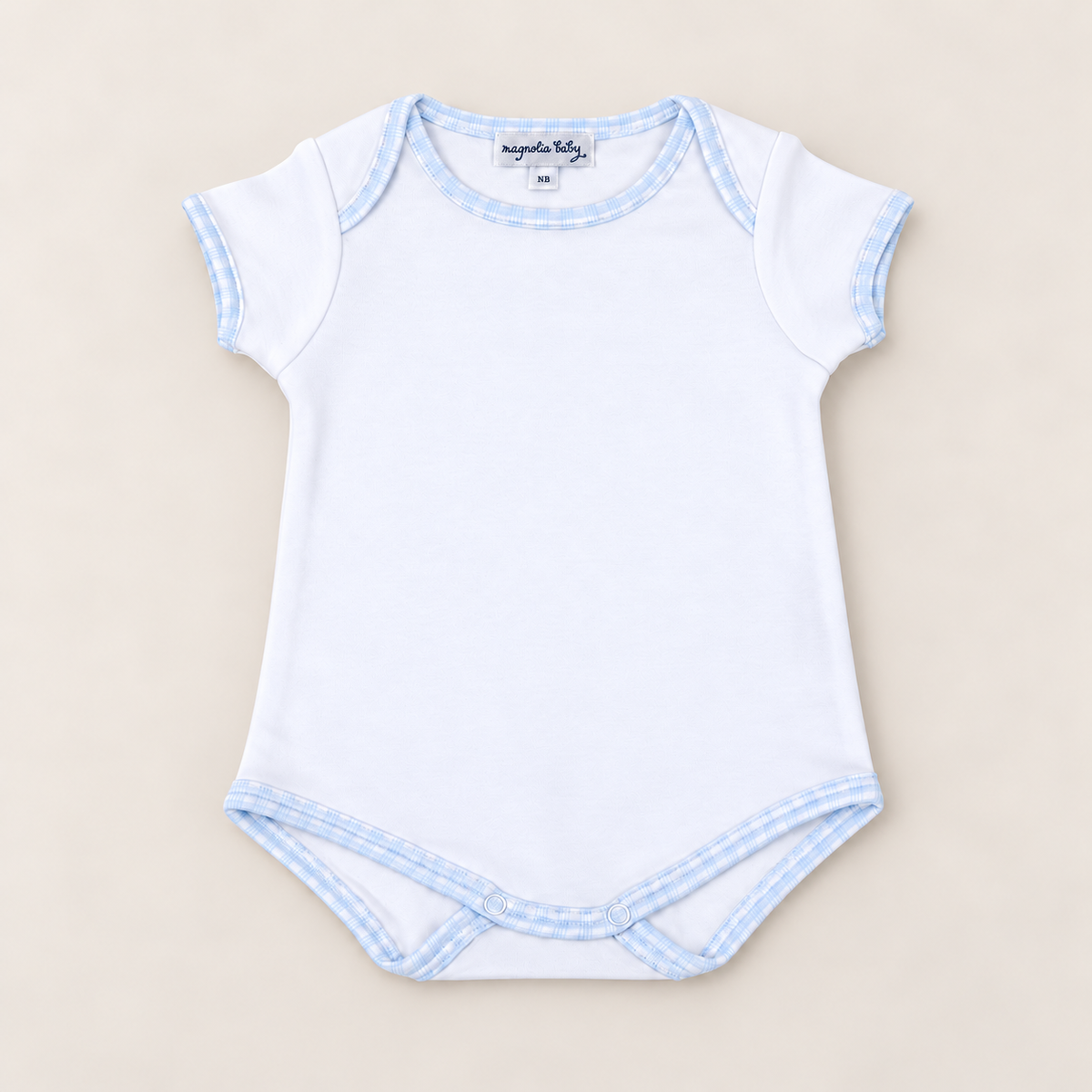 New Beginnings Short Sleeve Bodysuit - Blue
