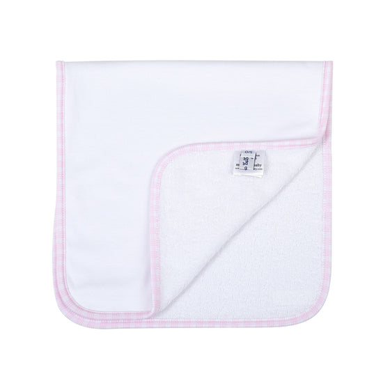New Beginnings Burp Cloth - Pink - Magnolia BabyBurp Cloth