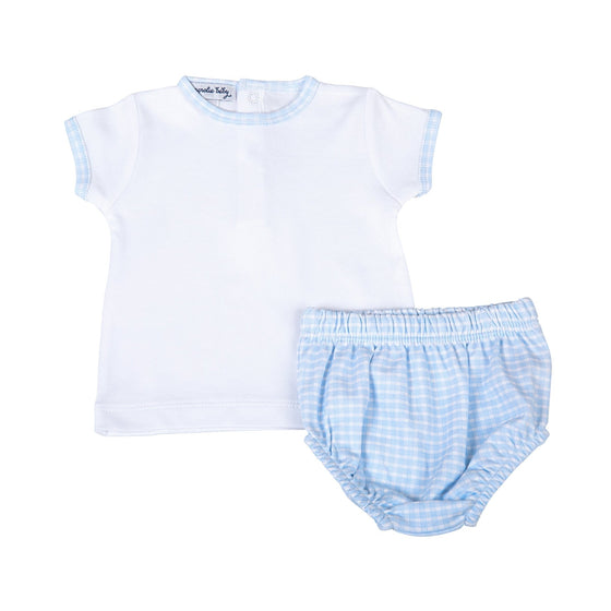 New Beginnings Diaper Cover Set - Blue - Magnolia BabyDiaper Cover