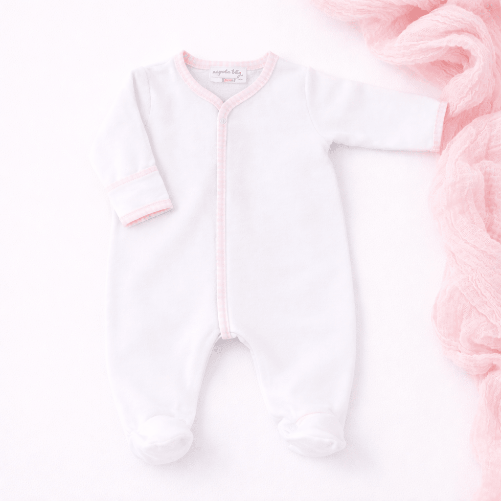 New Beginnings Footie - Pink - Magnolia BabyFootie