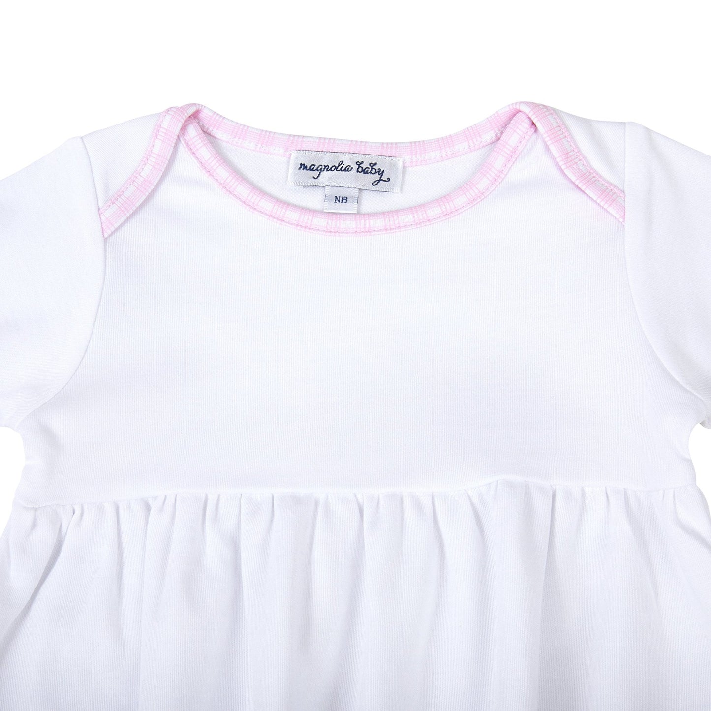 New Beginnings Gathered Gown - Pink - Magnolia BabyGown
