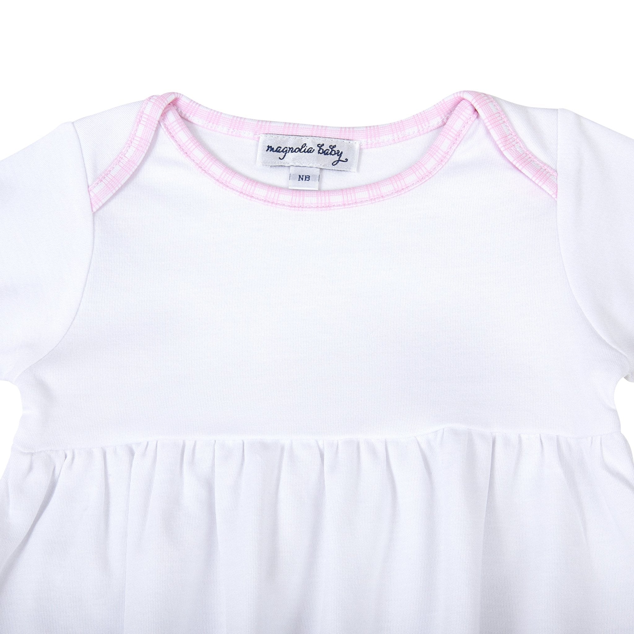New Beginnings Gathered Gown - Pink - Magnolia BabyGown