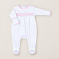 New Beginnings Smocked Footie - Pink