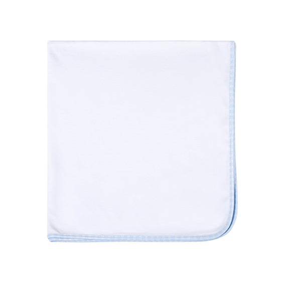 New Beginnings Receiving Blanket - Blue - Magnolia BabyReceiving Blanket
