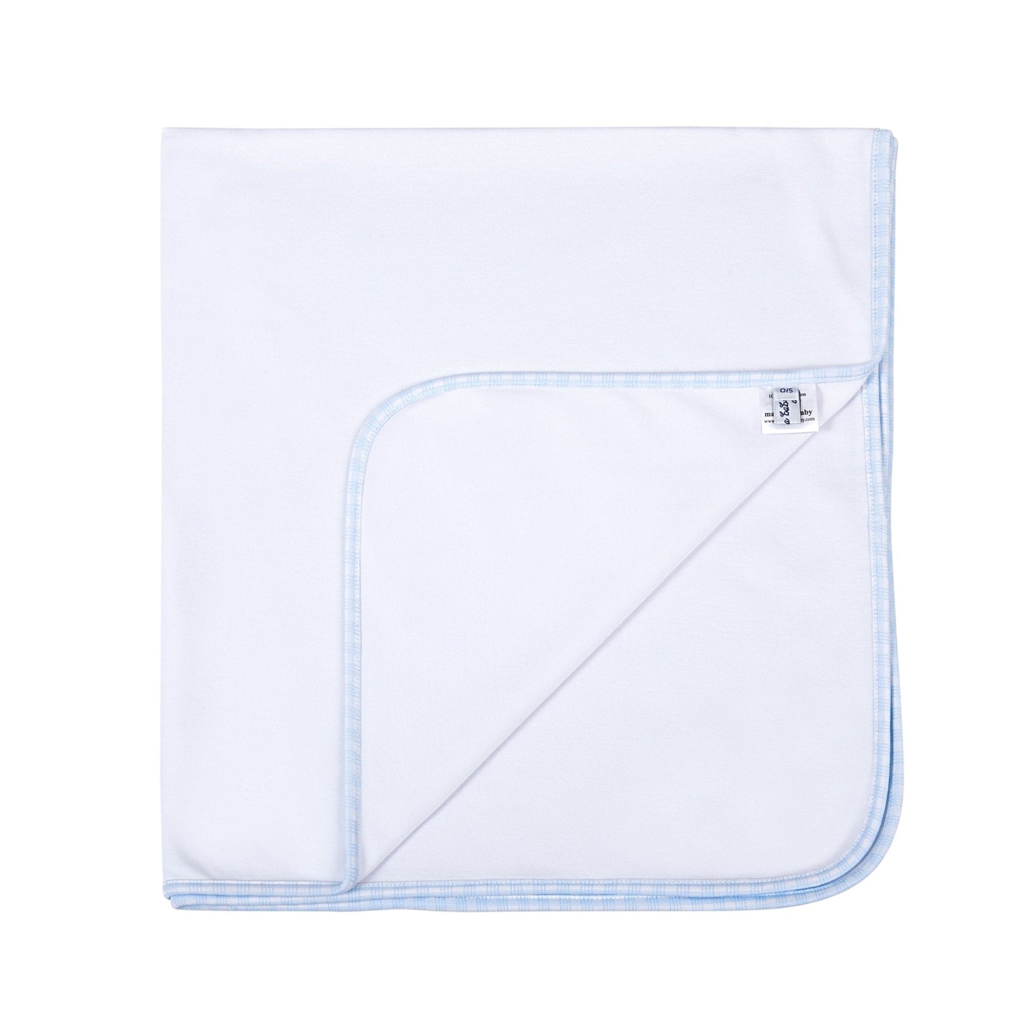 New Beginnings Receiving Blanket - Blue - Magnolia BabyReceiving Blanket