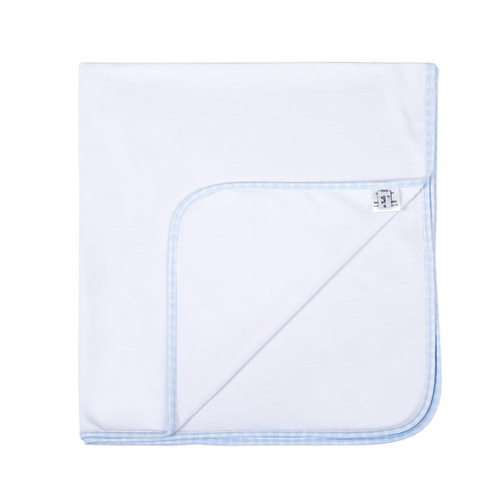 New Beginnings Receiving Blanket - Blue - Magnolia BabyReceiving Blanket