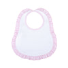 New Beginnings Ruffle Bib - Pink - Magnolia BabyBib