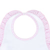 New Beginnings Ruffle Bib - Pink - Magnolia BabyBib