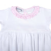 New Beginnings Ruffle Gathered Gown - Pink - Magnolia BabyGown