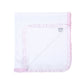 New Beginnings Ruffle Receiving Blanket - Pink - Magnolia BabyReceiving Blanket