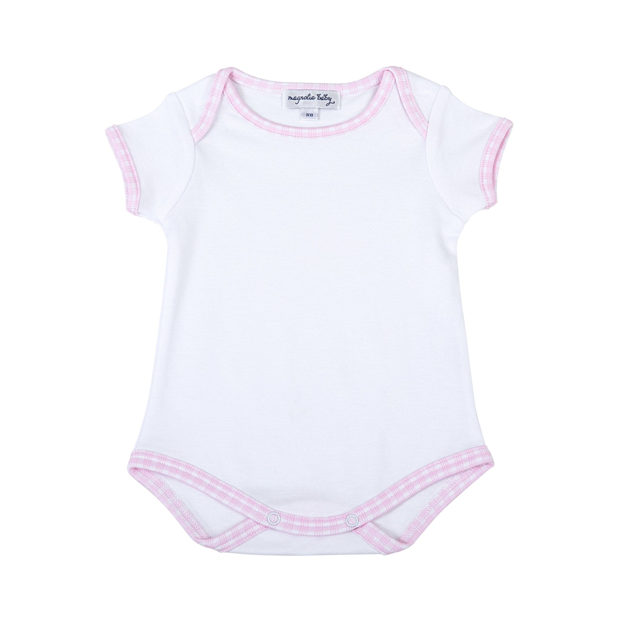 New Beginnings Short Sleeve Bodysuit - Pink - Magnolia BabyBodysuit