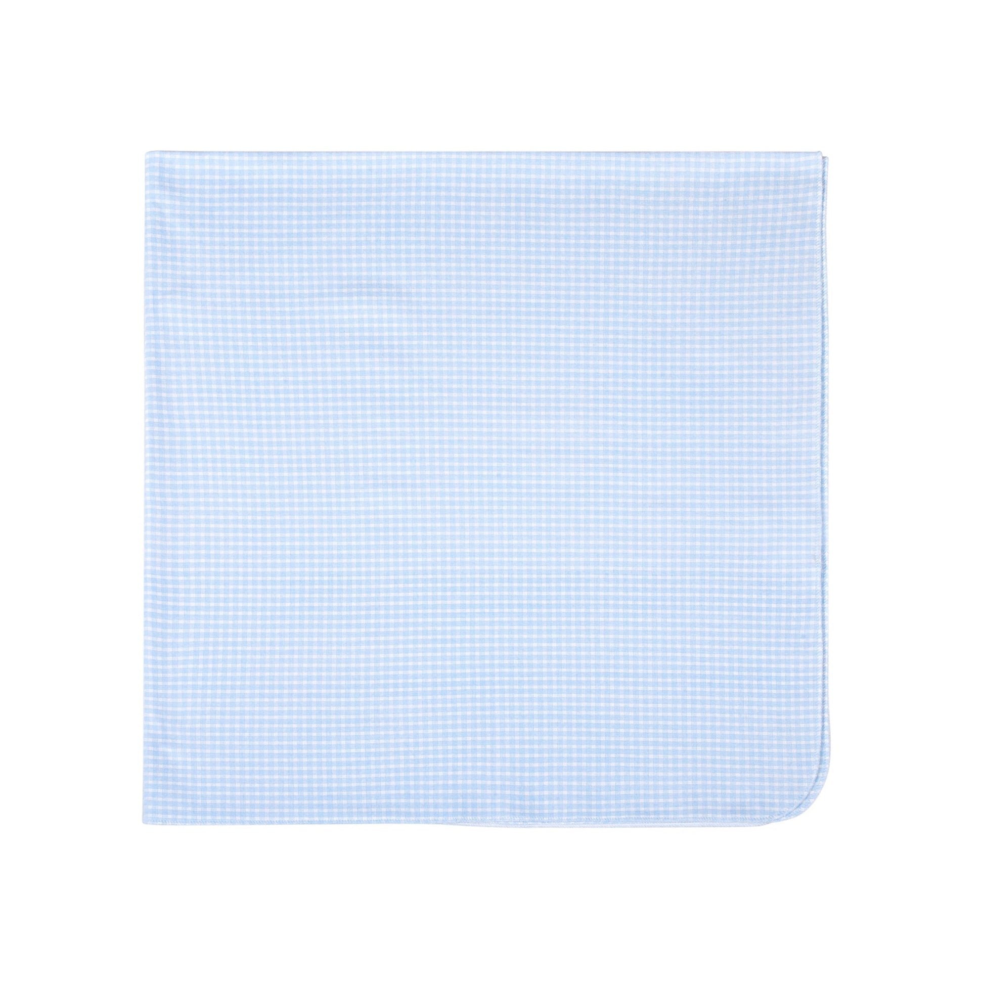 New Beginnings Swaddle Blanket - Blue - Magnolia BabySwaddle Blanket