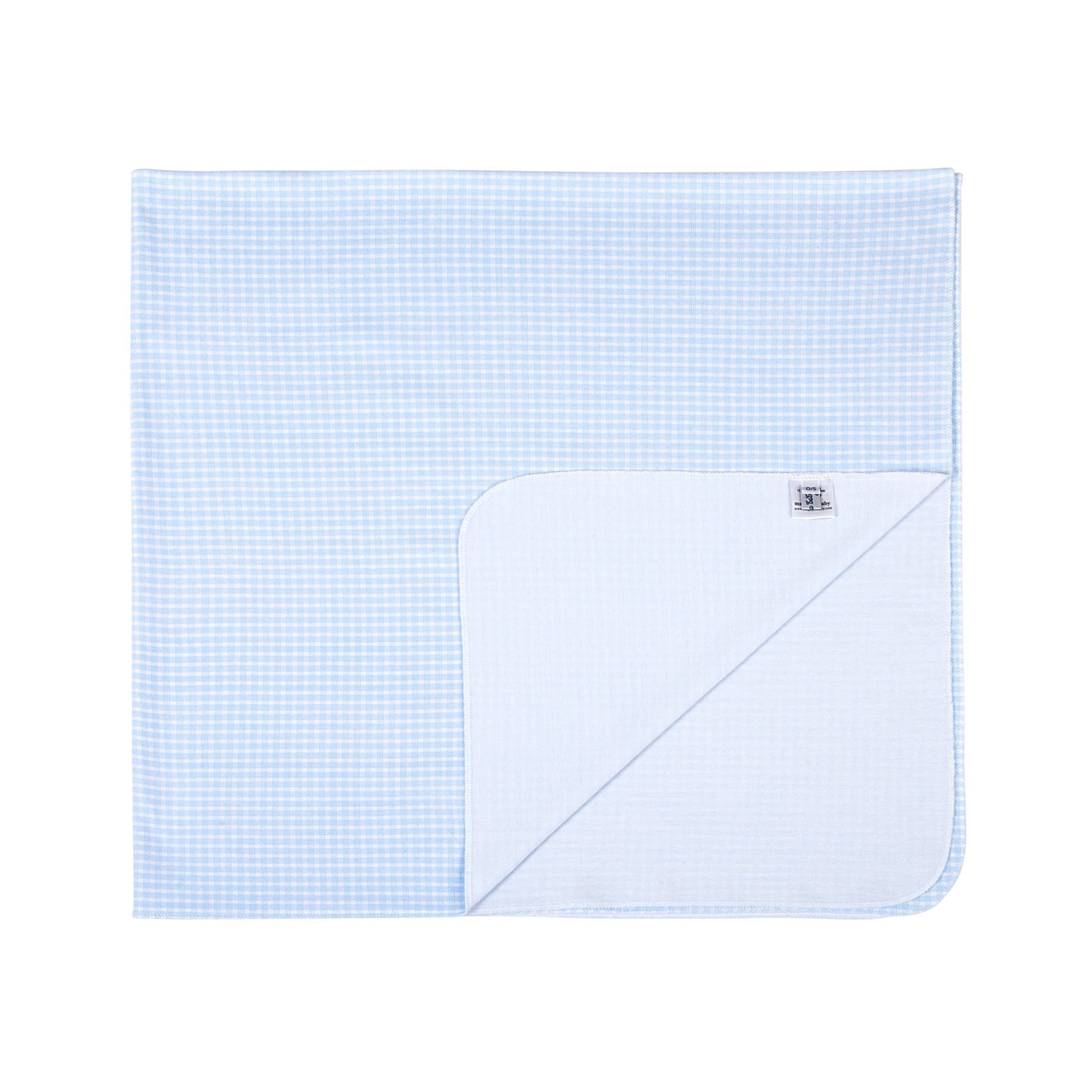 New Beginnings Swaddle Blanket - Blue - Magnolia BabySwaddle Blanket