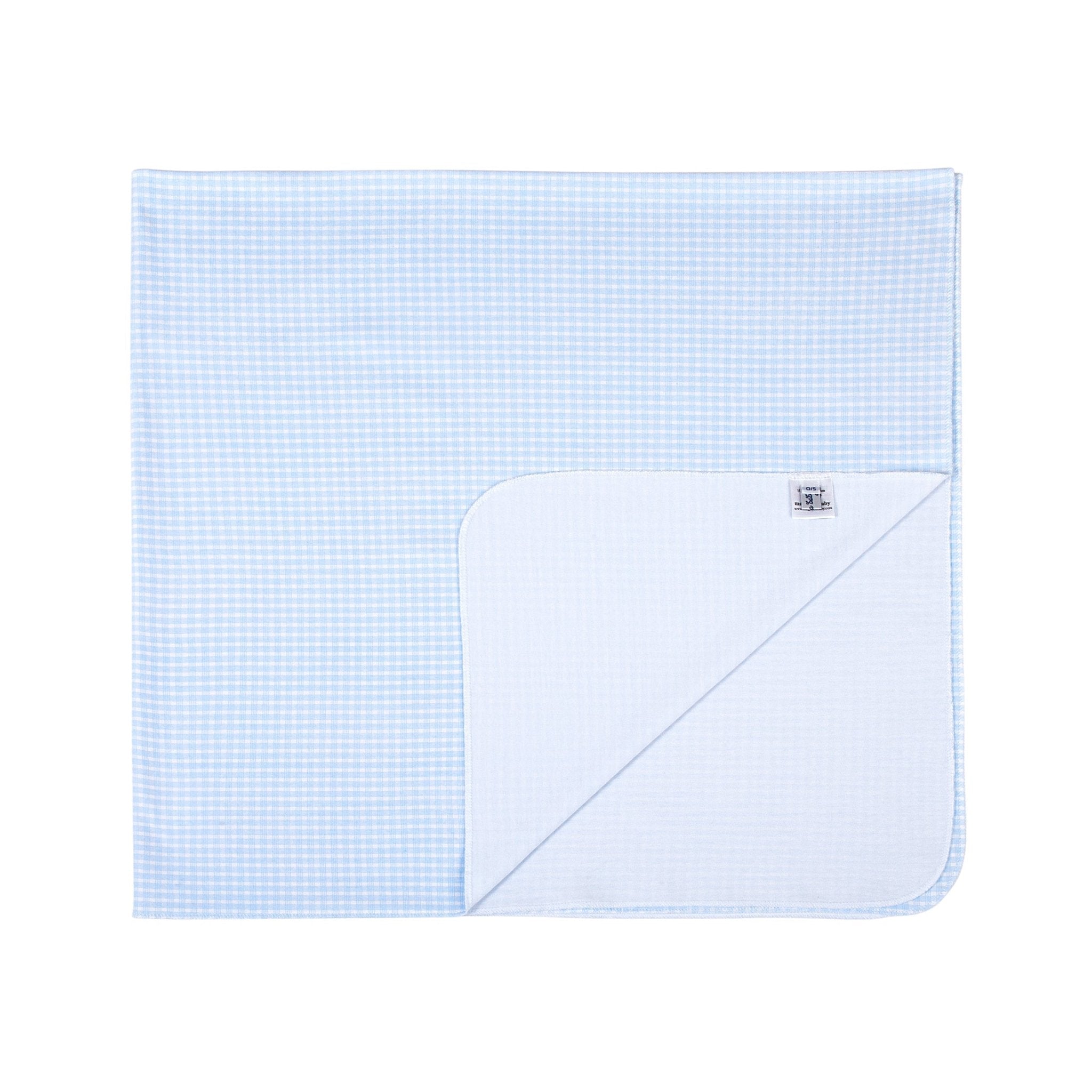 New Beginnings Swaddle Blanket - Blue - Magnolia BabySwaddle Blanket