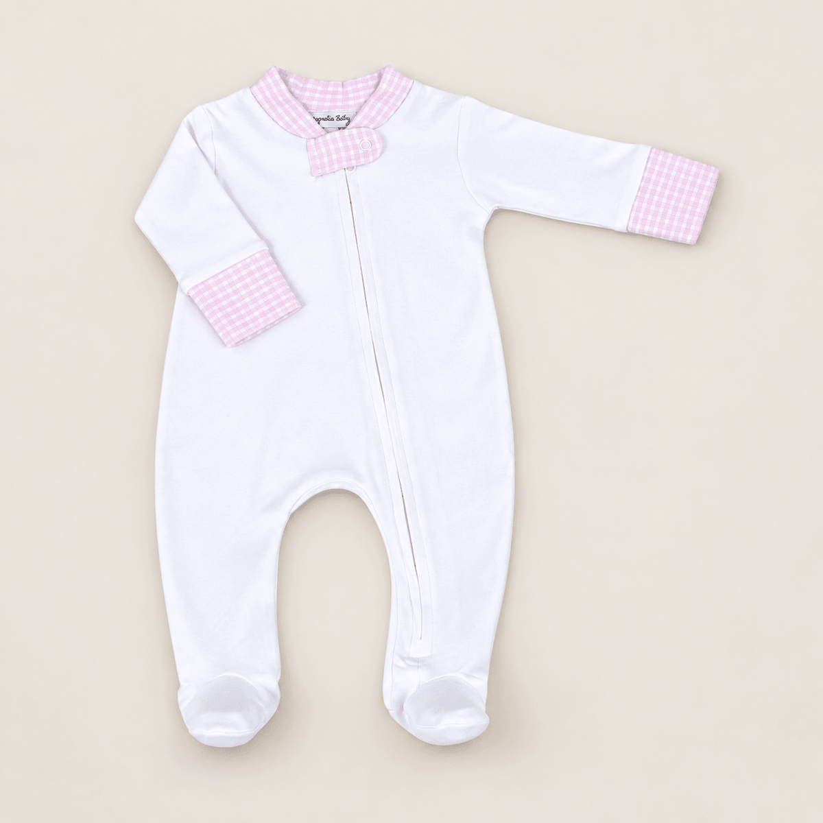 Magnolia Baby_New Beginnings Zip Footie - Pink_2