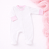 New Beginnings Zip Footie - Pink - Magnolia BabyFootie