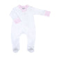 New Beginnings Zip Footie - Pink - Magnolia BabyFootie