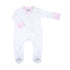 New Beginnings Zip Footie - Pink - Magnolia BabyFootie