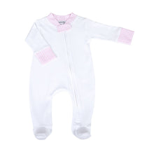  New Beginnings Zip Footie - Pink - Magnolia BabyFootie