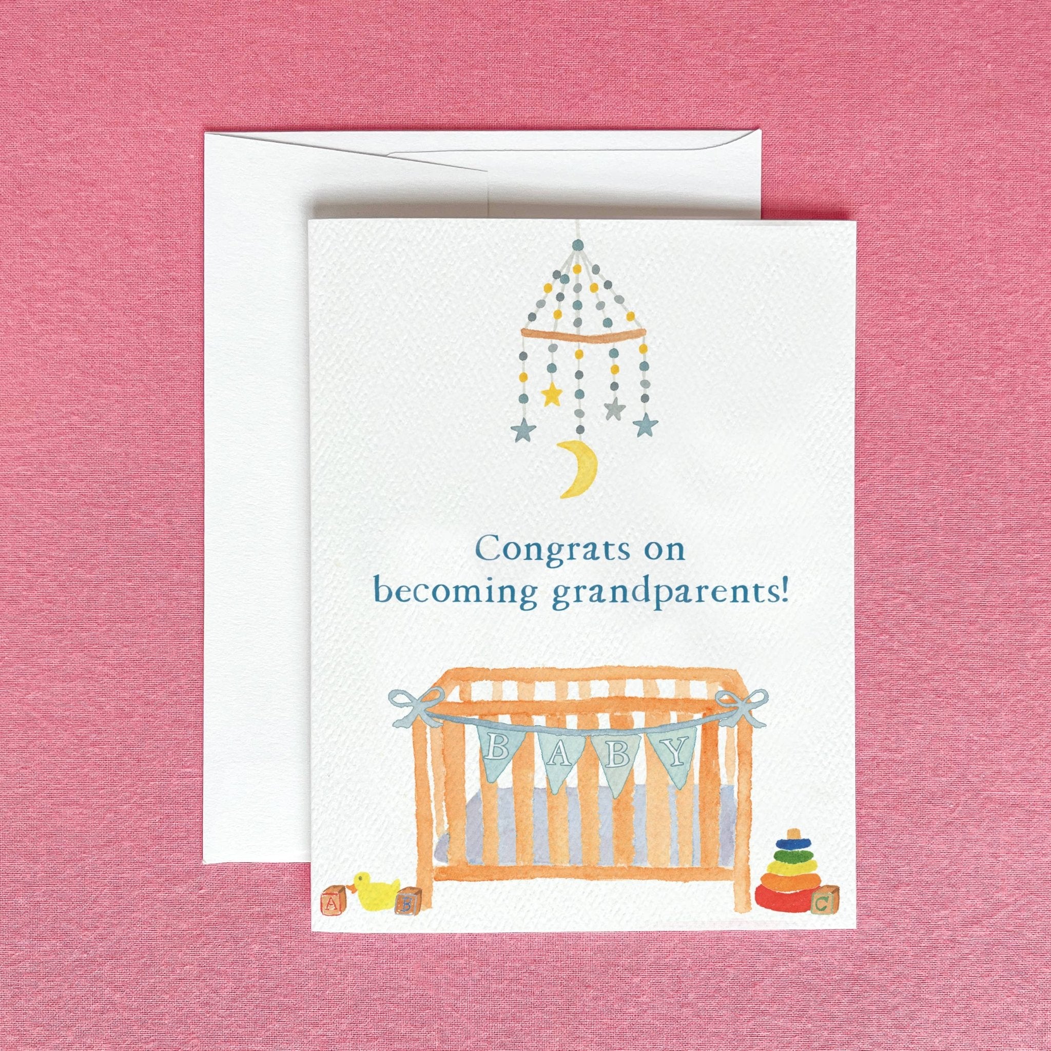 New Grandparents Greeting Card - Magnolia Baby