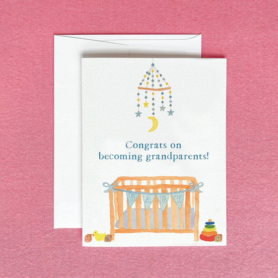 New Grandparents Greeting Card - Magnolia Baby