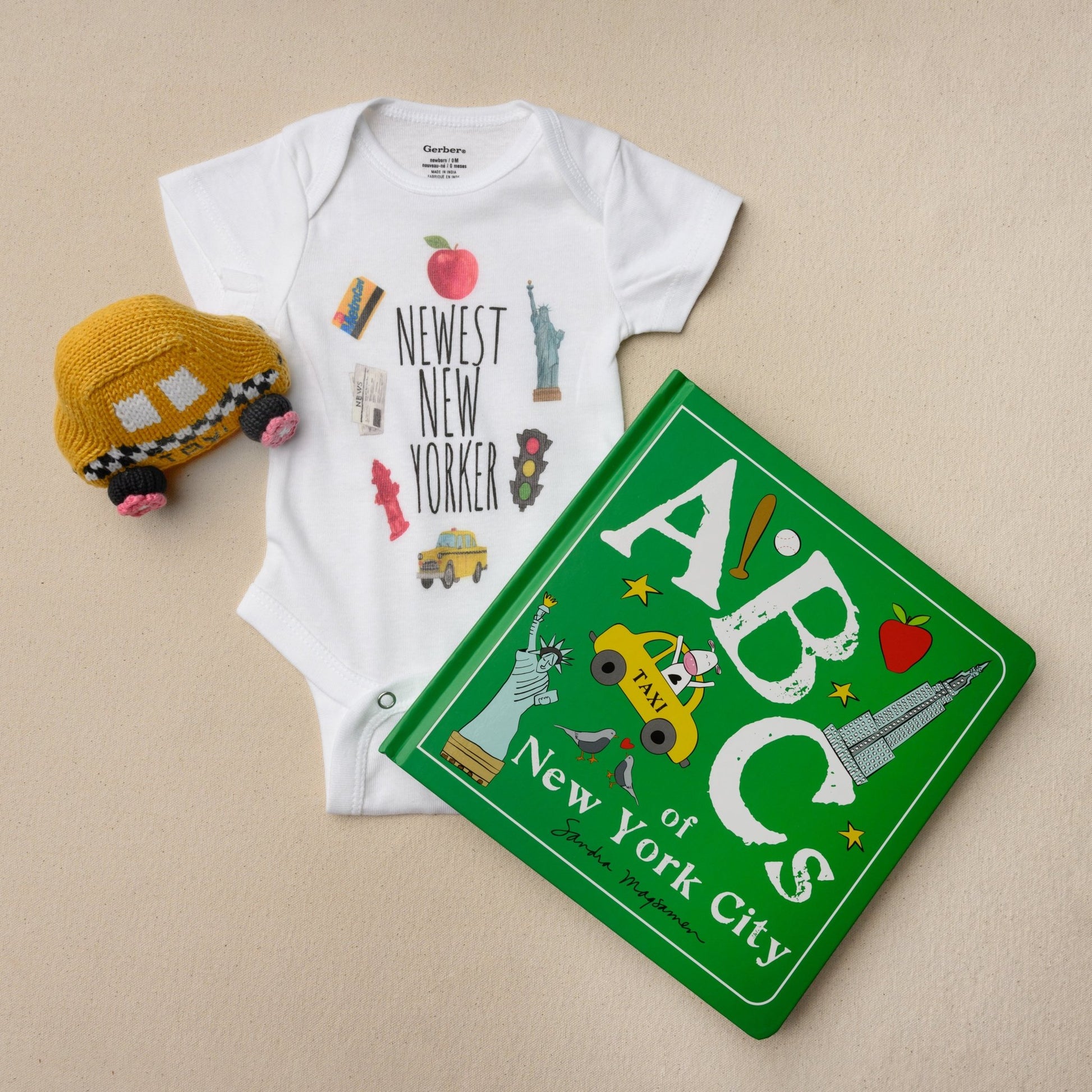 Newest New Yorker Gift Set - ABCs of New York - Magnolia BabyBaby Gift Set