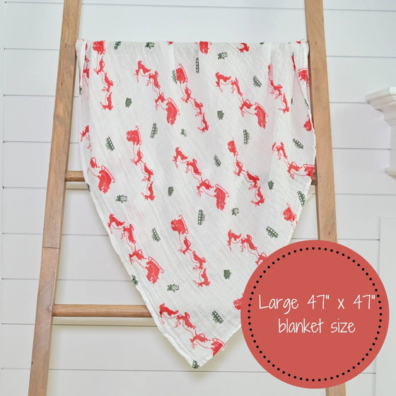 Night Before Christmas Swaddle - Magnolia BabySwaddle Blanket
