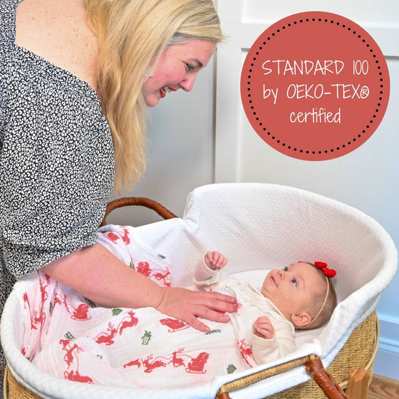 Night Before Christmas Swaddle - Magnolia BabySwaddle Blanket