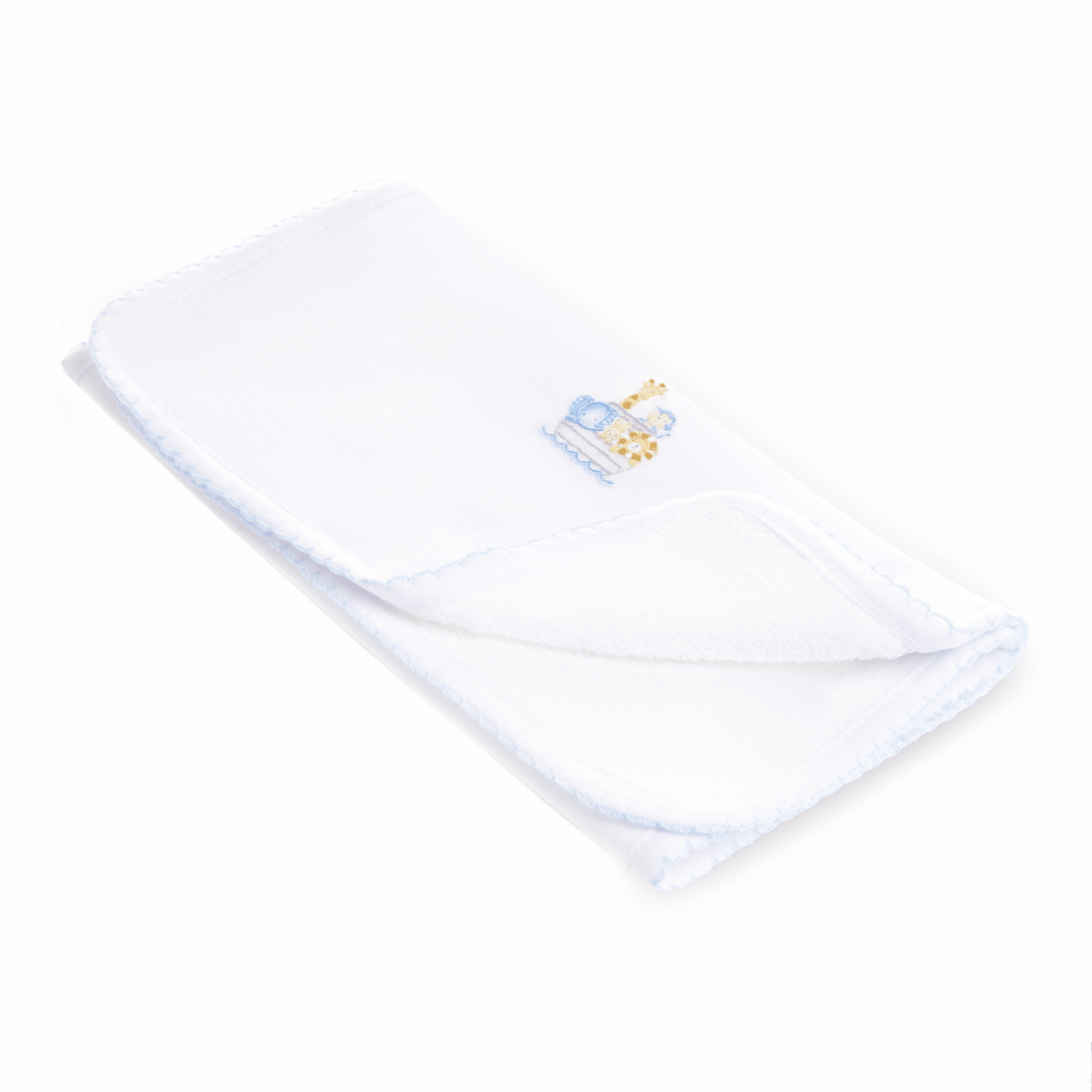 Magnolia Baby_Noah's Ark Burp Cloth - Light Blue_2