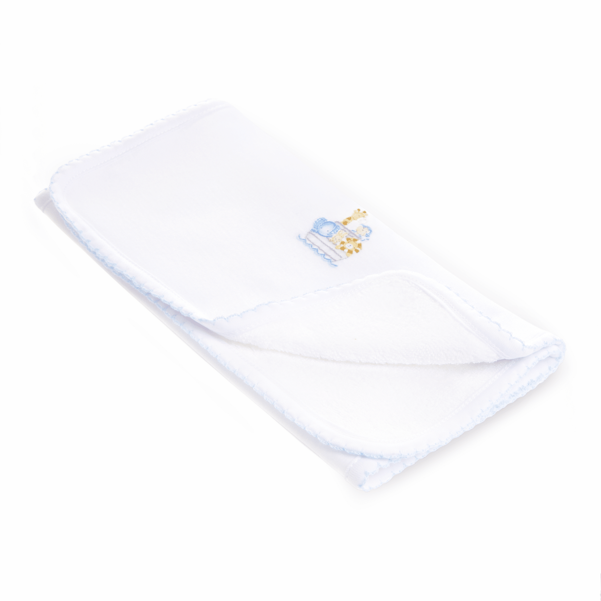 Magnolia Baby_Noah's Ark Burp Cloth - Light Blue_2