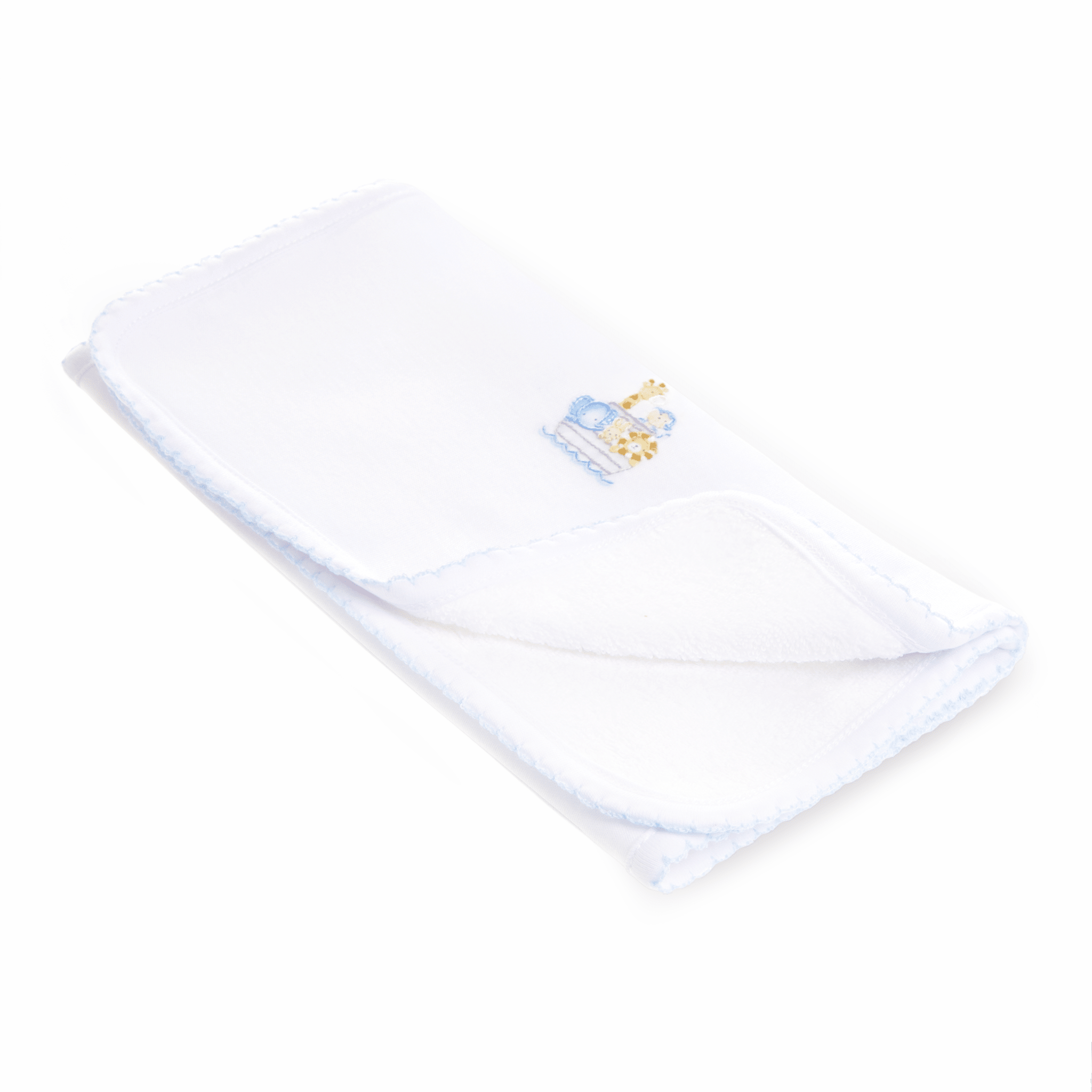 Magnolia Baby_Noah's Ark Burp Cloth - Light Blue_2