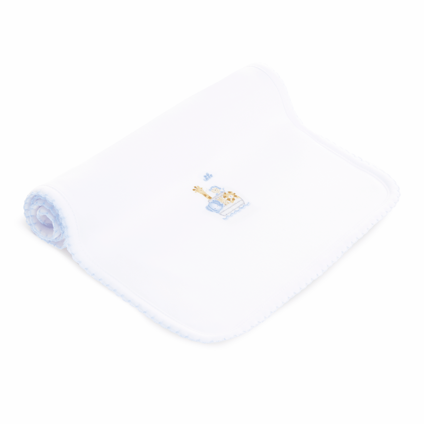 Magnolia Baby_Noah's Ark Burp Cloth - Light Blue_1