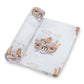 Noah's Ark Cotton Muslin Swaddle Blanket - Magnolia BabySwaddle Blanket