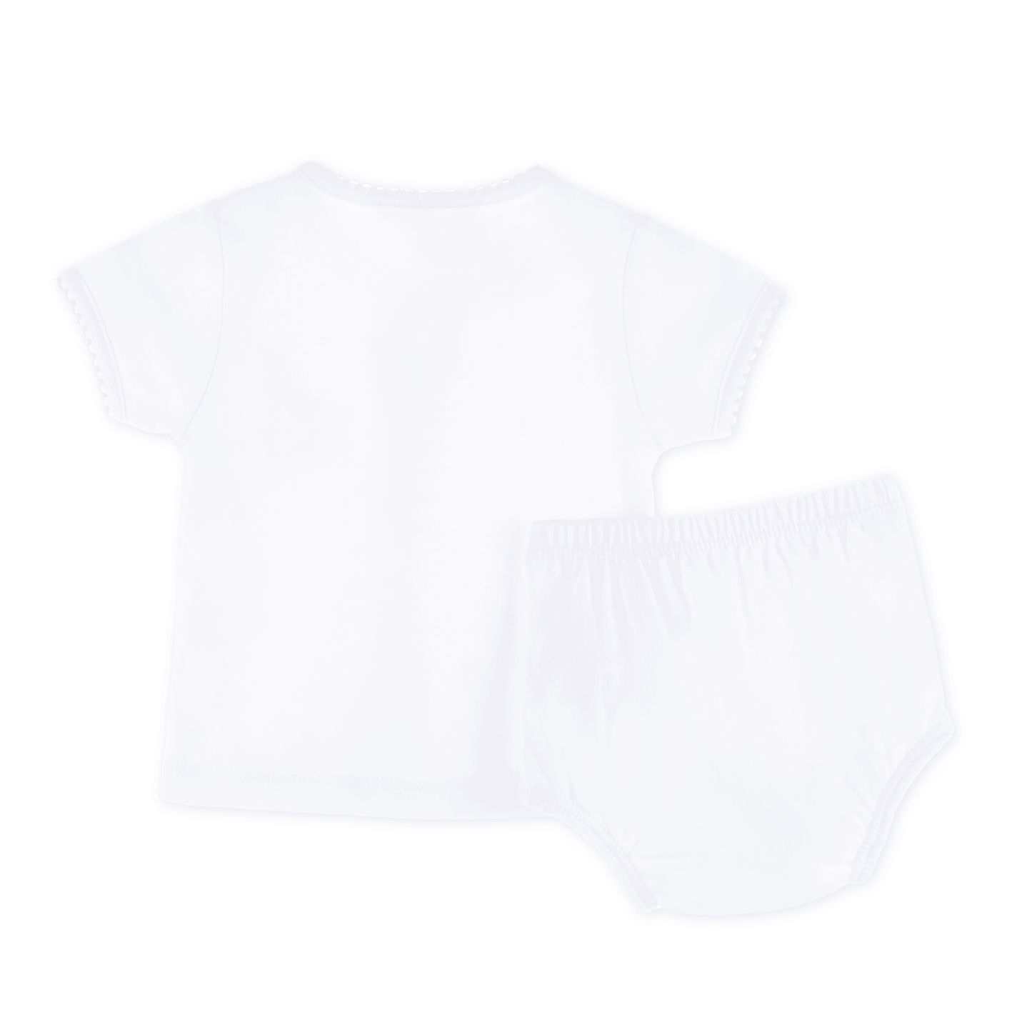 Noah's Ark Hand - Embroiderd Diaper Cover Set - Light Blue - Magnolia BabyDiaper Cover