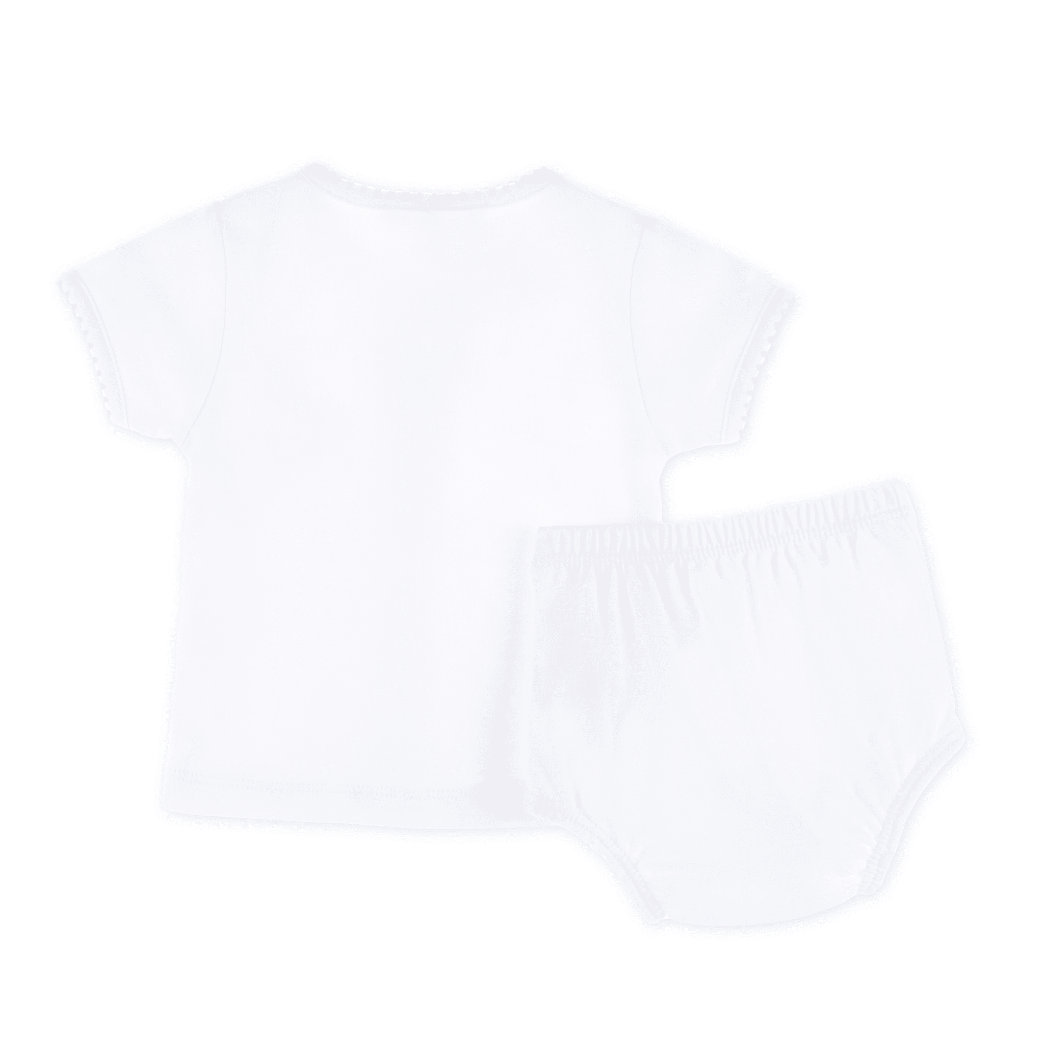 Noah's Ark Hand - Embroiderd Diaper Cover Set - Light Blue - Magnolia BabyDiaper Cover