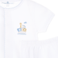 Noah's Ark Hand - Embroiderd Diaper Cover Set - Light Blue - Magnolia BabyDiaper Cover