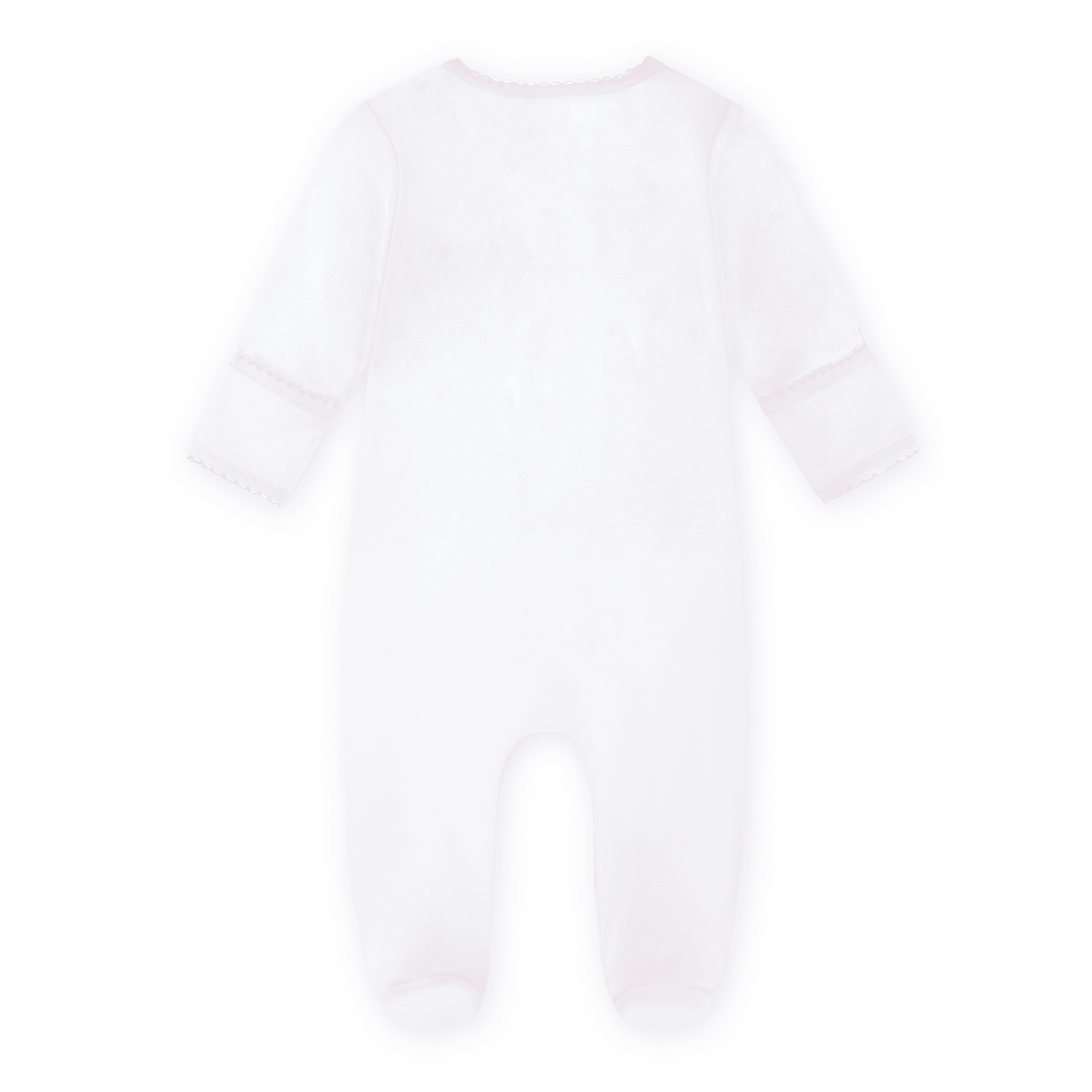 Noah's Ark Hand - Embroidered Footie - Pink - Magnolia BabyFootie