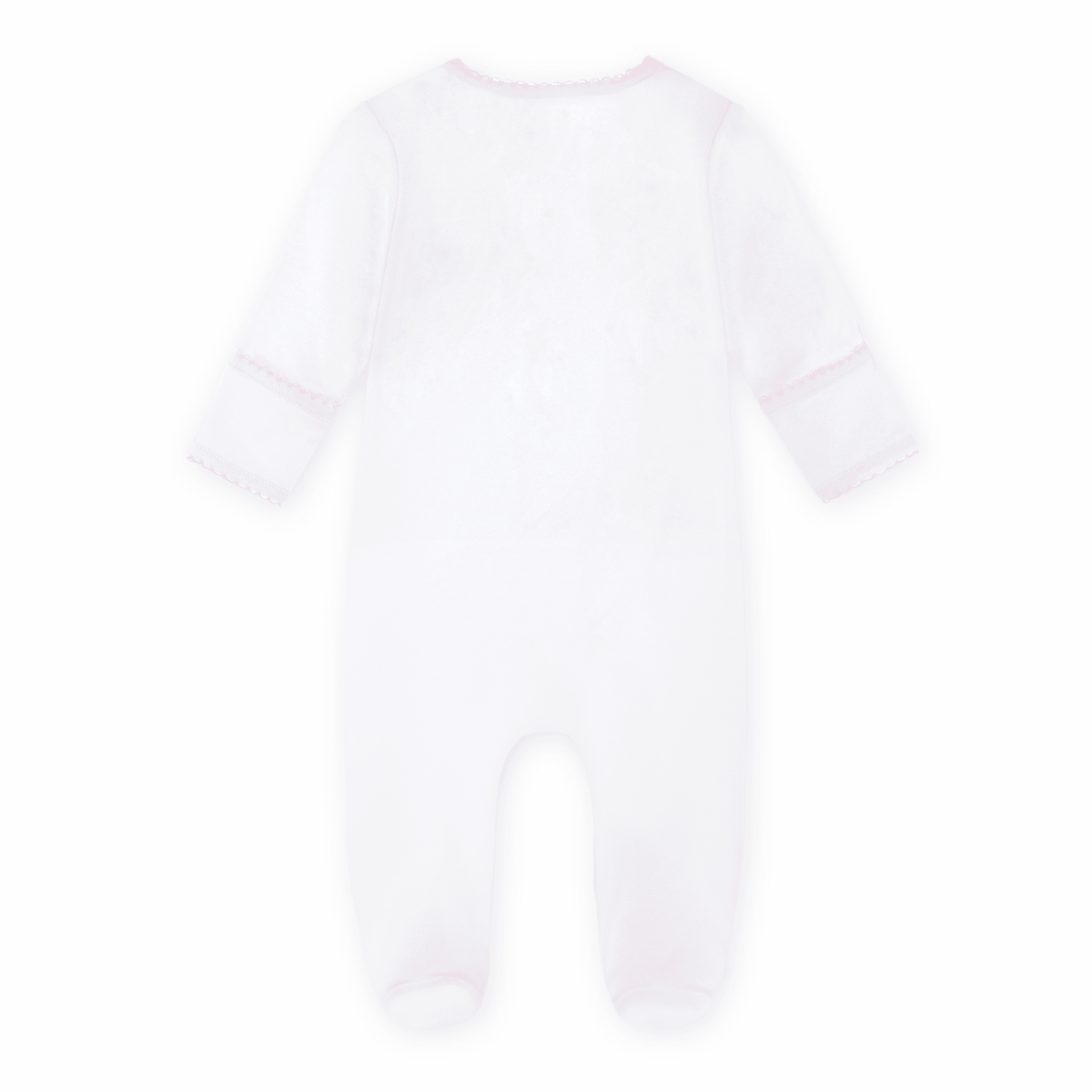 Noah's Ark Hand - Embroidered Footie - Pink - Magnolia BabyFootie