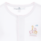 Noah's Ark Hand - Embroidered Footie - Pink - Magnolia BabyFootie